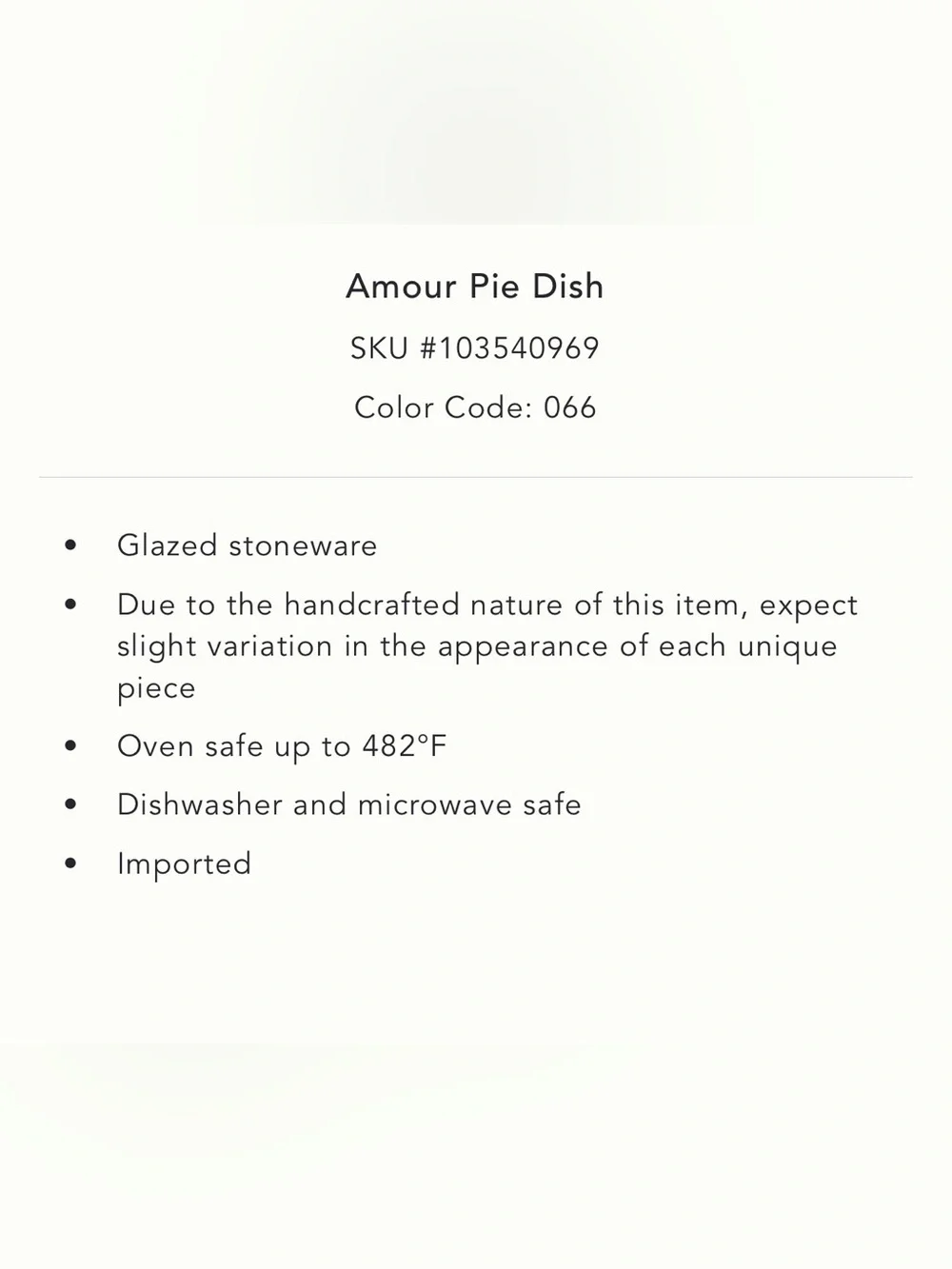 New Anthropologie amour Heart-Shaped Pink pie dish stoneware